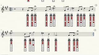 TAB Traditional Bugle Call edited for Native American Flute by Vibhas Kendzia  Zapfenstreich [upl. by Pavlish211]