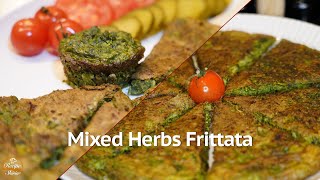 A flavorful result Herbs Frittata [upl. by Namrak]