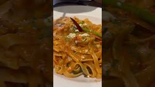 Shrimp Fra Diablo Pasta at Italianni’s Restaurant [upl. by Rubbico153]