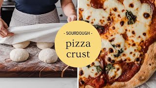 Sourdough Pizza Crust That Taste Like It Was Baked In A Brick Oven [upl. by Matthews]