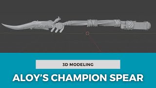 3D Modeling Champions Spear from Horizon Forbidden West [upl. by Valenba628]