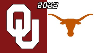 2022 Oklahoma Sooners vs Texas Longhorns  Red River Shootout  College Football Full Game Replay [upl. by Vatsug923]