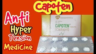 capoten usesmechanism actiondosage in hindiurdu [upl. by Aenehs]