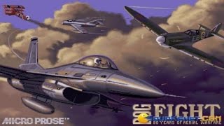 Dogfight gameplay PC Game 1993 [upl. by Revilo629]