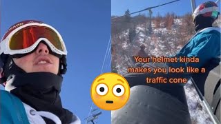 EMBARASSING PEOPLE ON THE SKI LIFT [upl. by Gian]