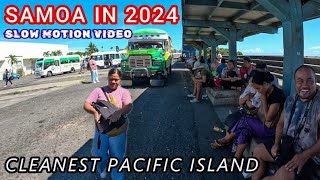 SAMOA In 2024 Slow Motion Video Upolu Island [upl. by Ellebyam]