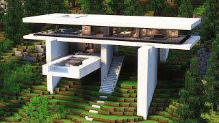 Minecraft Tutorial  Modern House  Artheon  Modern City 2 [upl. by Hopfinger]