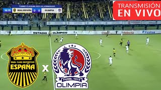 REAL ESPANA VS OLÍMPIA EN VIVO LIGA NACIONAL HONDURAS PLAYOFFS CLAUSURA 2024 [upl. by Lacombe]