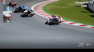 ❗ Somkiat Chantra Vs Alonso Lopez❗ Race Moto2 Catalunya SolidarityGP [upl. by Aciret]