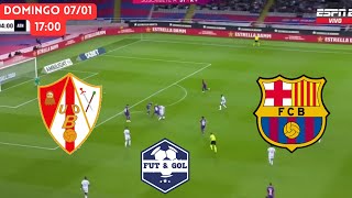 🔴UD BARBASTRO  BARCELONA EN VIVO  COPA DEL REY EN FUT AND GOL [upl. by Lorinda480]