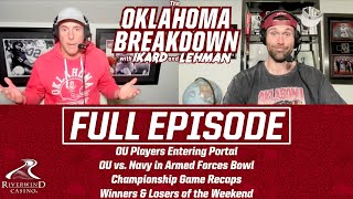 OU Players Entering Portal OU vs Navy in Armed Forces Bowl Championship Game Recaps amp CFP Bracket [upl. by Terriss]