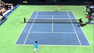 Top Spin 4 demo  Federer vs Nadal [upl. by Mairam]