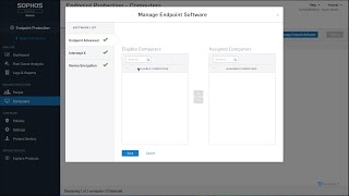 Sophos Central  Add Endpoint Protection Features Device Encryption or Intercept X [upl. by Ulani]