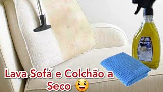 Misturinha para Lavar Sofá e Colchão a Seco [upl. by Zipporah]