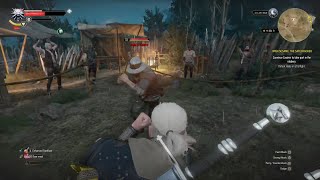 The Witcher 3 Hans Of Cidaris Fistfight for Quinto Death March PS4 Pro [upl. by Atteselrahc255]