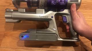 Laresar Cordless Vacuum Cleaner26Kpa Powerful Suction Stick Vacuum Review Clever design comparabl [upl. by Nibur105]