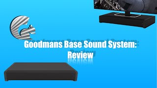 Goodmans Base All In One Sound System Review [upl. by Sivahc]