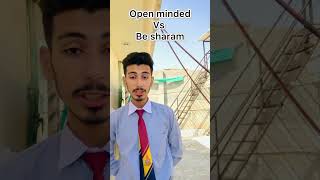 Open minded vs be sharam shortsfeed shorts short [upl. by Novel65]