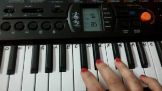 Gayatri Mantra Keyboard Cover EASY NOTES for Beginners [upl. by Bonnie]