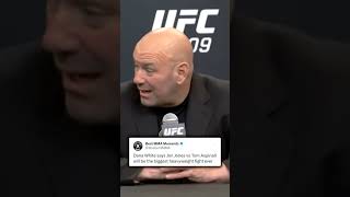 Dana White Jon Jones vs Tom Aspinall is the biggest heavyweight fight ever [upl. by Hterag687]