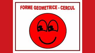 Formele geometrice pentru copii  Cercul  Activitate matematică [upl. by Tosch645]