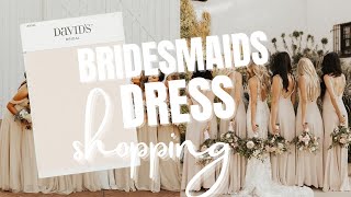 WEDDING SERIES shopping for BRIDESMAID DRESSES  MISMATCHED bridesmaid dresses  Emma Cole [upl. by Isaiah]