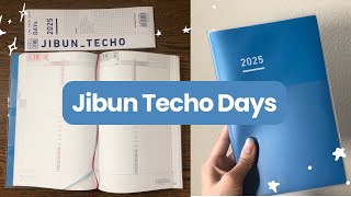 NEW 2025 Jibun Techo Days Planner  Jet Pens Unboxing  Full Layout Walkthrough [upl. by Lairret]