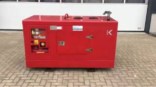 Yanmar Himoinsa HYW 20 KVA Supersilent Generatorset As New [upl. by Yahiya55]