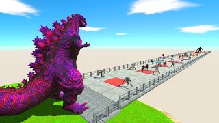 Shin Godzilla Purple Breath Updated vs Team King Kong  Animal Revolt Battle Simulator [upl. by Othilia]