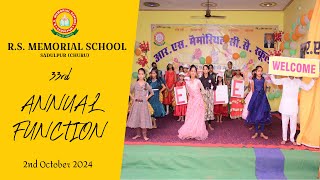 33rd Annual Function 2024  RS Memorial School  THEME DANCE PERFORMANCE [upl. by Muldon]