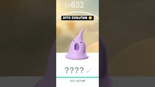 If ditto evolves in pokemon go [upl. by Tan]