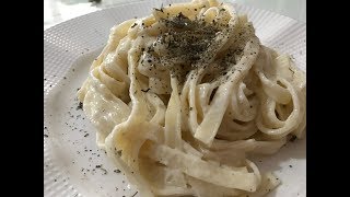 Kremalı Tagliatelle Nasıl Yapılır [upl. by Ymorej]