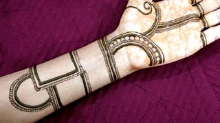 Easy Bridal Mehndi Design  Try This Wedding Special Mehndi Design [upl. by Rimahs]