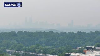 Code Red air quality alert for Philadelphia area due to wildfires in Canada [upl. by Lorin]