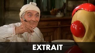 LA SOUPE AUX CHOUX  Extrait 2  Louis de Funès  Jacques Villeret [upl. by Vowel]