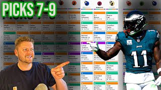 The Best 2024 Fantasy Football Draft Strategy Picks 7 8 amp 9 [upl. by Ydoj]