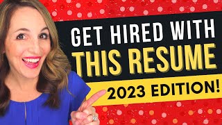 How to Write The BEST Resume in 2023  NEW Template and Examples INCLUDED [upl. by Irbua868]