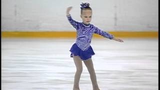 5 Year old Ice Skating Jordyn Kalee McNeill [upl. by Burgener]