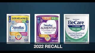 2022 Similac Formula Recall [upl. by Wallache]