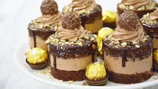 Ferrero Rocher Mini Cakes [upl. by Elinet620]