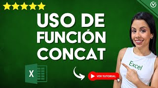 Cómo USAR la FUNCIÓN CONCAT en Excel  👨‍💻 Formula Poderosa 👨‍💻 [upl. by Anij]