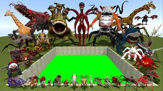 DESTROY ALL PARASITE amp MUTANT ANIMALS ZOOCHOSIS BIG HOLE TOXIC Garrys Mod [upl. by Eseyt]