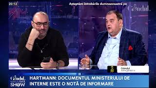 Marius Tucă Show  Invitat H D Hartmann [upl. by Assetniuq241]