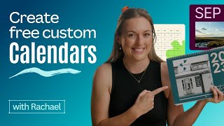 Design Your Own Personalized Calendar for Free [upl. by Nnylyar103]