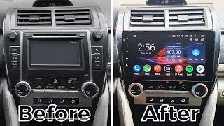 Toyota Camry 20122014 Android CarPlay 102 Stereo by GTA Car Kits [upl. by Reba]