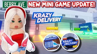 NEW MINI GAME IN BERRY AVENUE UPDATE 25 😯🤩 [upl. by Rebane]