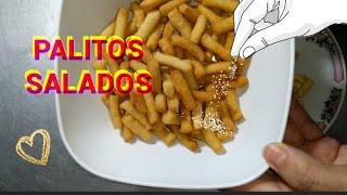 Como hacer palitos salados en casa [upl. by Farnham651]