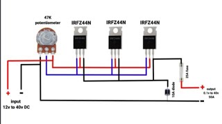 voltage regulator circuit output 50A voltageregulator voltage [upl. by Oniotna966]