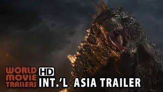 Godzilla Official International Asia Trailer 2014 HD [upl. by Tlihcox]