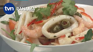 Receta  Salpicón de Mariscos  TVN Panamá [upl. by Esten]